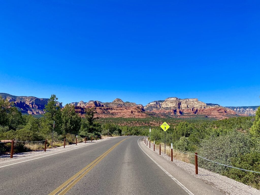 The red rocks on our Sedona Adventure