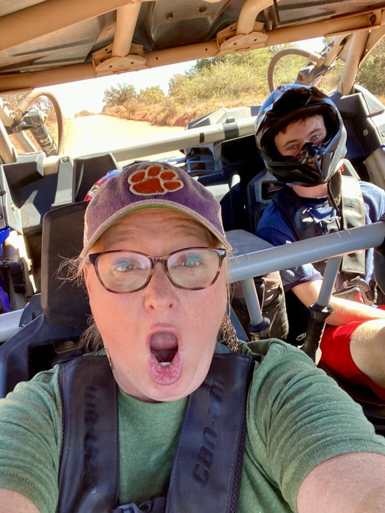 Off Road Family Selfie on our Sedona Adventure