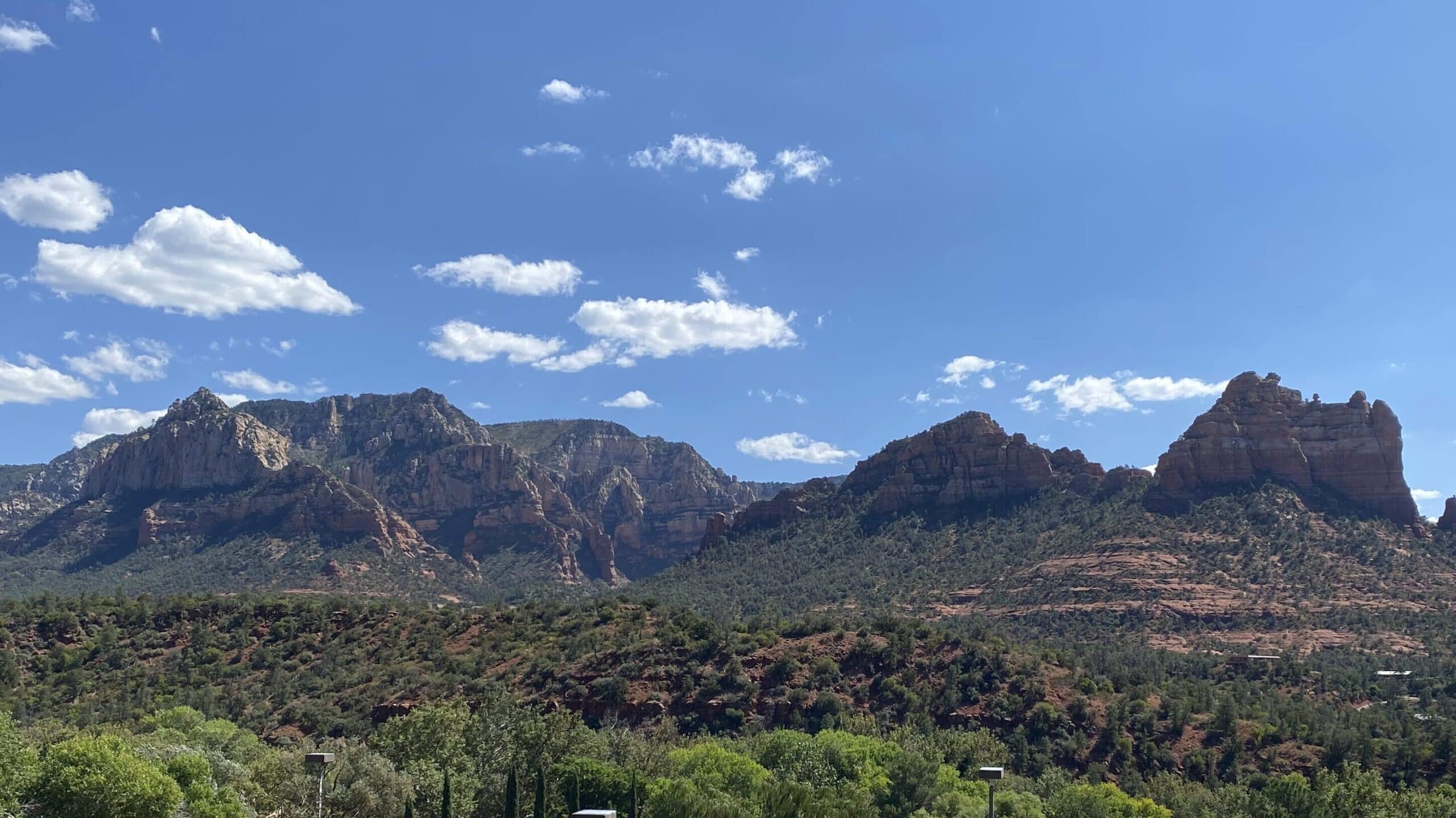 The sweeping view at Open Range Grille and Tavern. We ended our Sedona adventure with lunch.