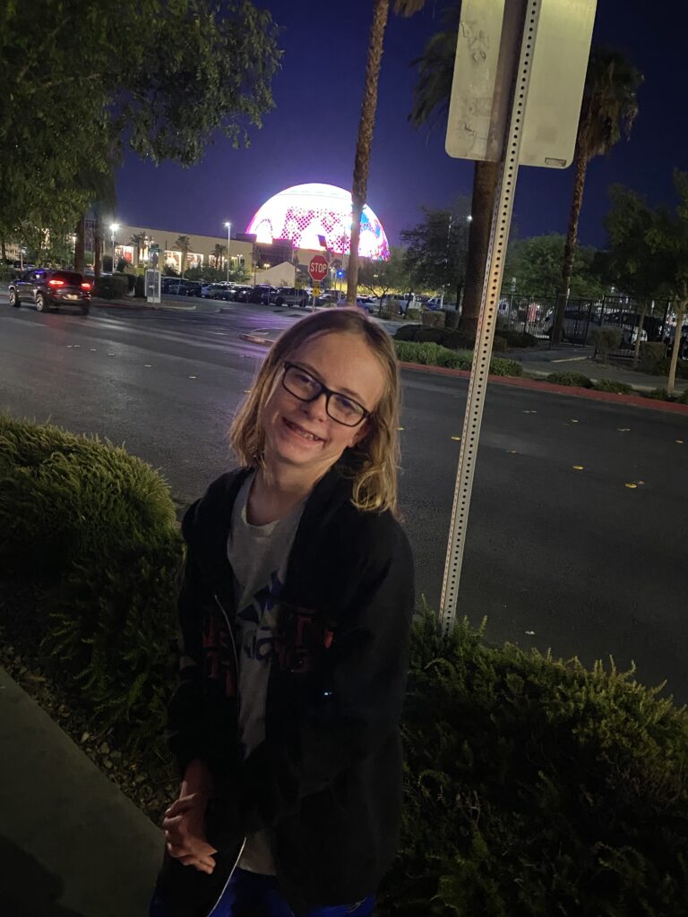 The Sphere on our Las Vegas Family Trip